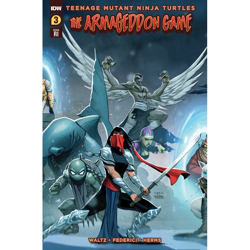 TMNT ARMAGEDDON GAME #3 CVR D 1:10 INCV QUALANO
