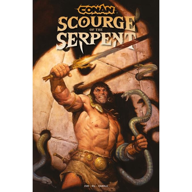 CONAN THE BARBARIAN SCOURGE OF THE SERPENT #2 (OF 4) CVR A EM GIST (MR) (29 Oct Release) This only, one comic book.