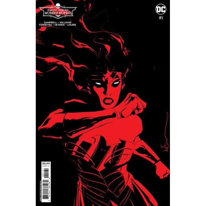 Knight Terrors Wonder Woman #1 (Of 2) Cover D Dustin Nguyen Midnight Card Stock Variant