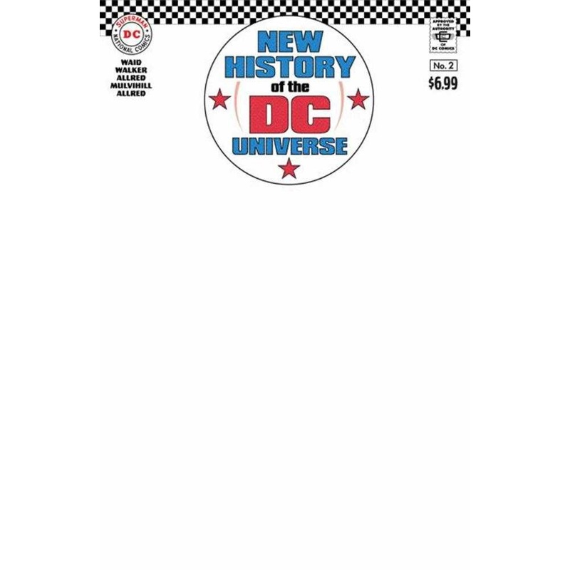 New History Of The DC Universe #2 (Of 4) Cover F Blank Card Stock Variant