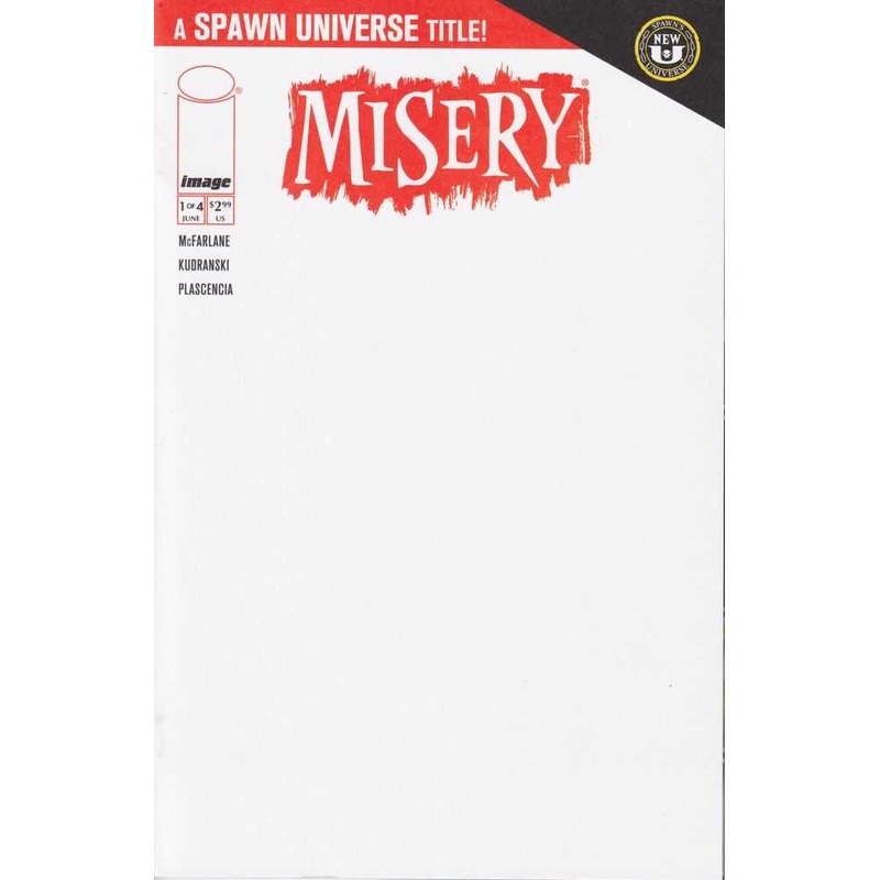 Spawn Misery #1 (Of 4) Cover C Blank Sketch Variant