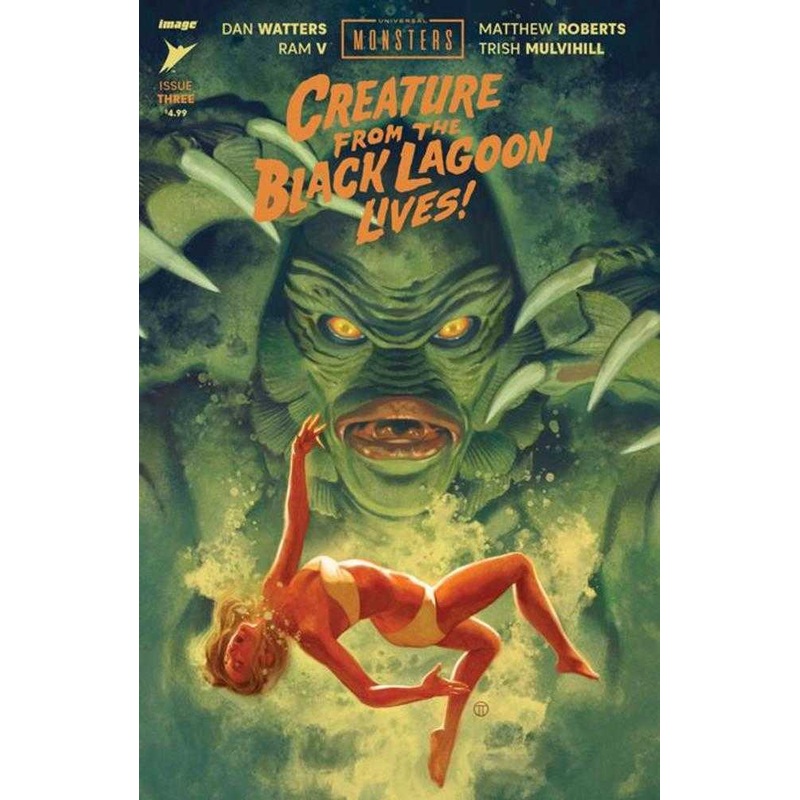 Universal Monsters Creature From The Black Lagoon Lives #3 (Of 4) Cover B Julian Totino Tedesco Variant