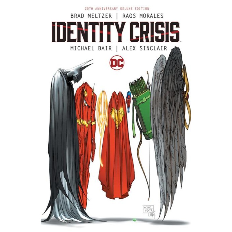 Identity Crisis 20th Anniversary Deluxe Edition HC Book Market Michael Turner Cover