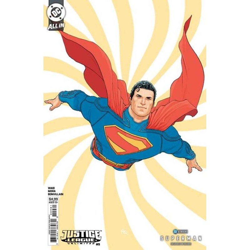 Justice League Unlimited #9 Cover F Frank Quitely Superman Movie Card Stock Variant (We Are Yesterday)