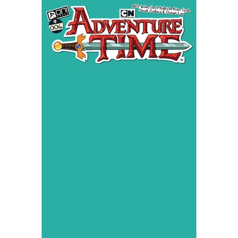 ADVENTURE TIME (2025) #6 CVR C BMO TEAL BLANK SKETCH VAR (01 Oct Release)