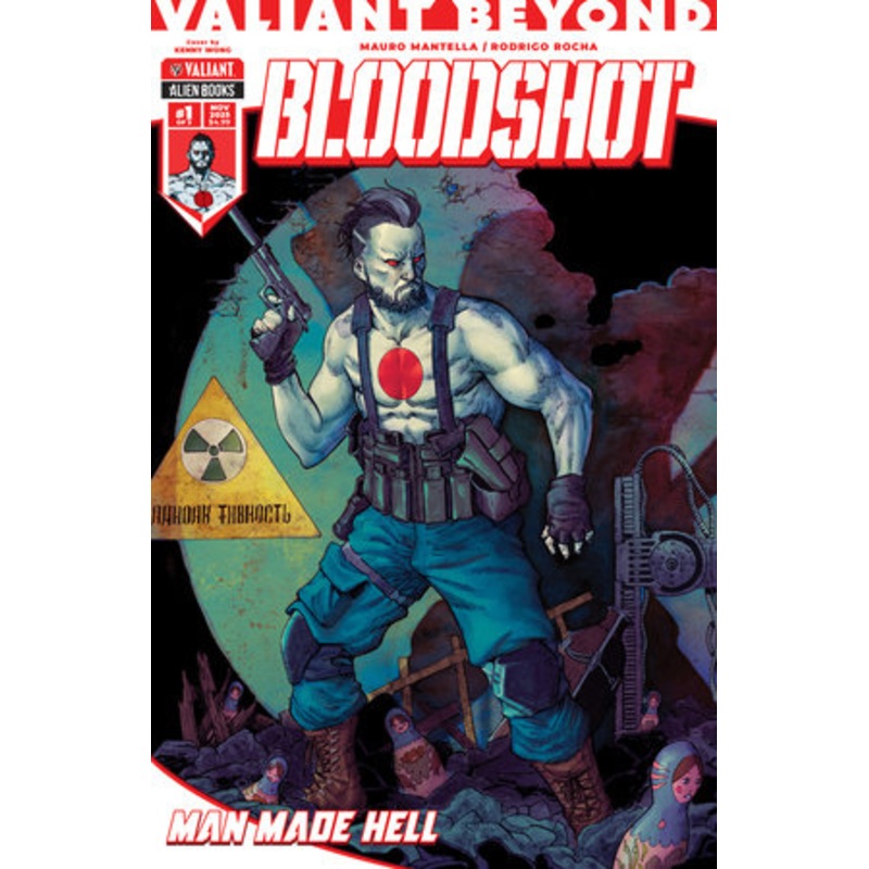 VALIANT BEYOND BLOODSHOT #4--MAN MADE HELL #1 COVER A (WONG) (26 Nov Release) This only, one comic book.
