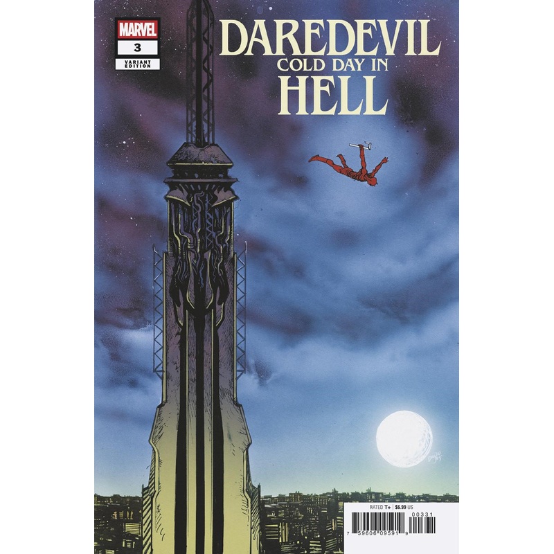 Daredevil: Cold Day In Hell #3 Daniel Warren Johnson Variant