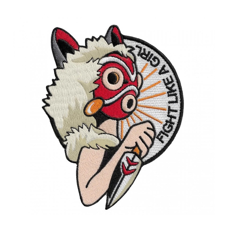 La Barbuda Patch: Fight Like a Girl (Princess Mononoke)