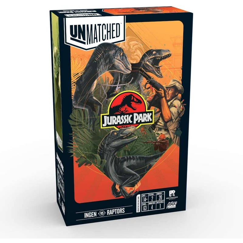 Unmatched Jurassic Park - Ingen vs. Raptors