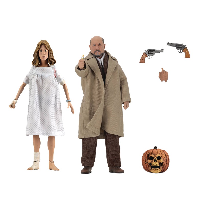Halloween 2 Doctor Loomis & Laurie Strode 8 Inch Retro Action Figure 2 Pack
