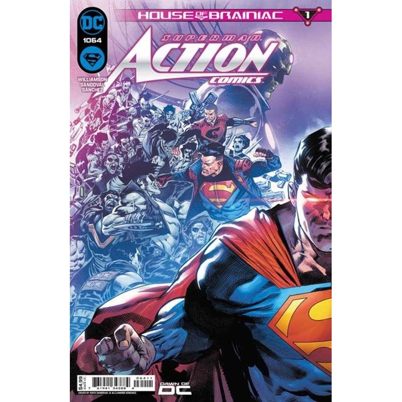 Action Comics #1064 Cover A Rafa Sandoval Connecting (House Of Brainiac)