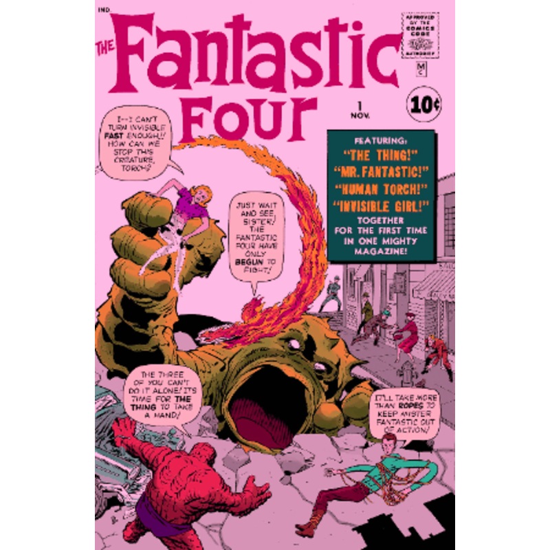 FANTASTIC FOUR (1961) #1 FOIL FACSIMILE ED VAR