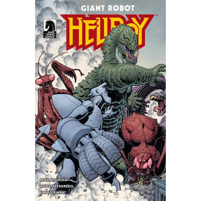 Giant Robot Hellboy #3 Cover B Adams