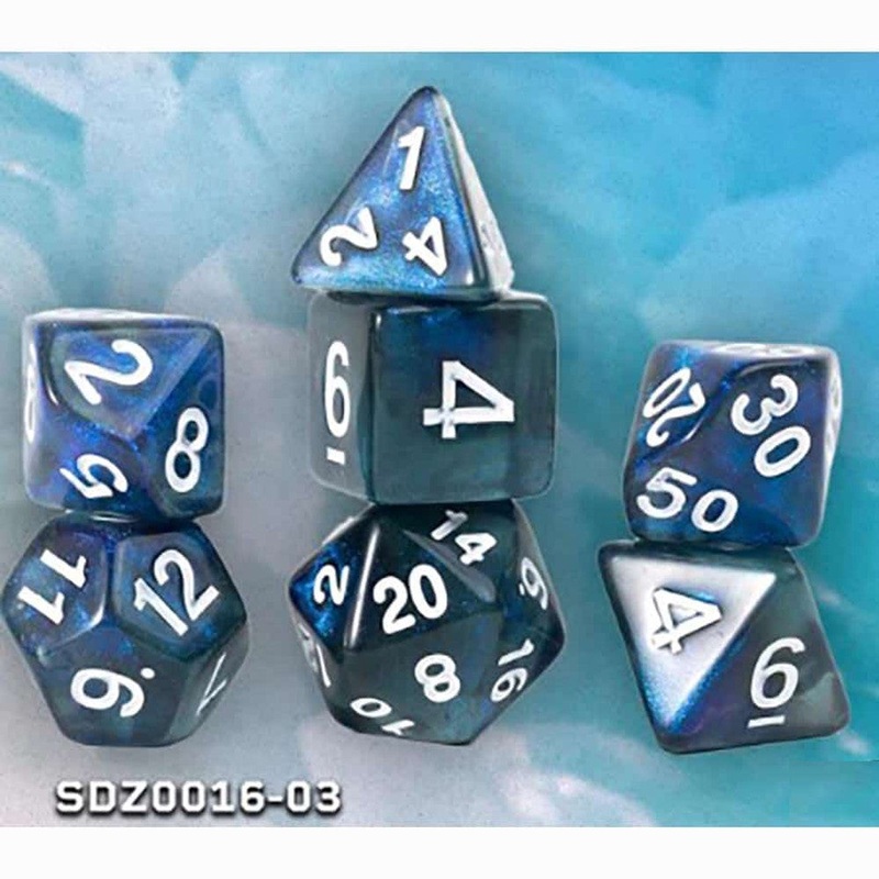 Treasure Series Dice: Sapphire (7)