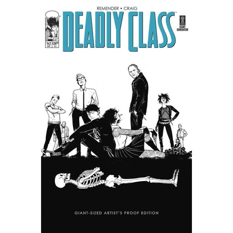 Deadly Class Giant Sized Artists Proof Edition Cover A Wes Craig (Huge Oversize Format!)