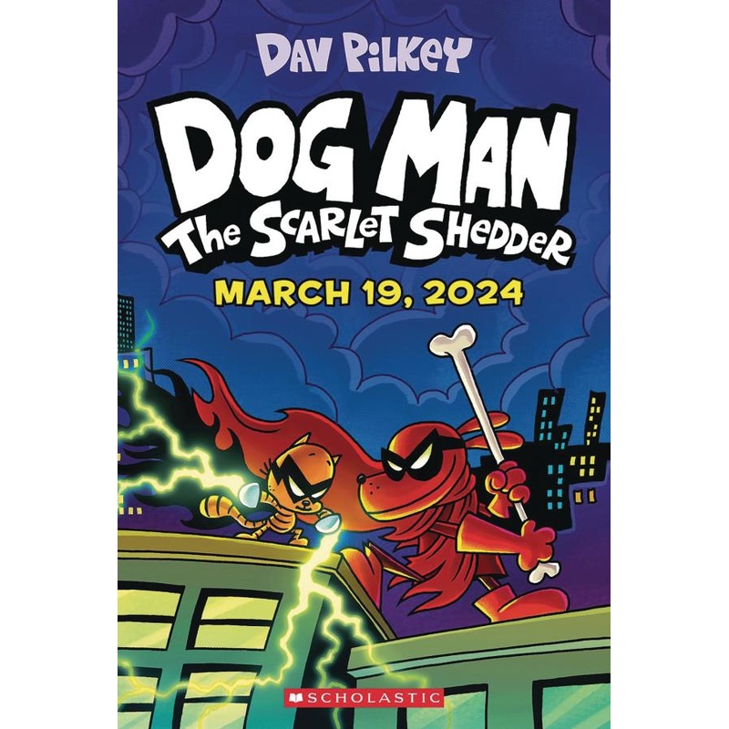 Dog Man, Vol. 12: The Scarlet Shredder (Hardcover)