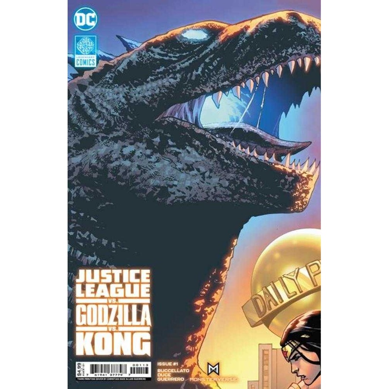 Justice League vs Godzilla vs Kong #1 Final Printing