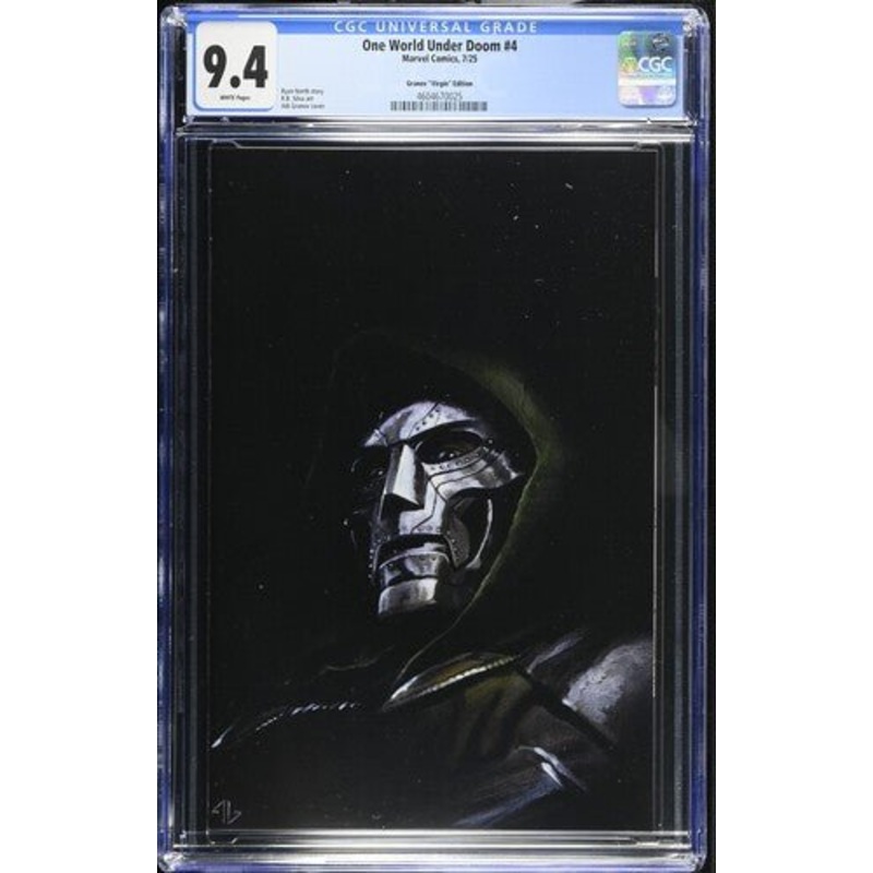 One World Under Doom #4 Granov 1:50 Virgin Variant CGC 9.4