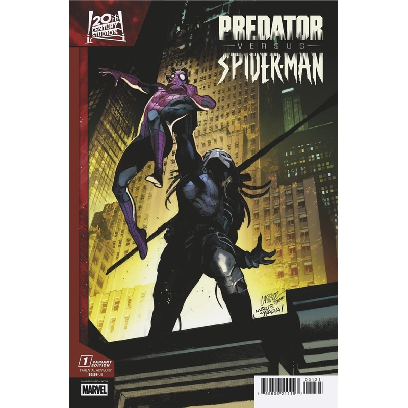 Predator vs. Spider-Man #1 Pepe Larraz Promo Art Variant