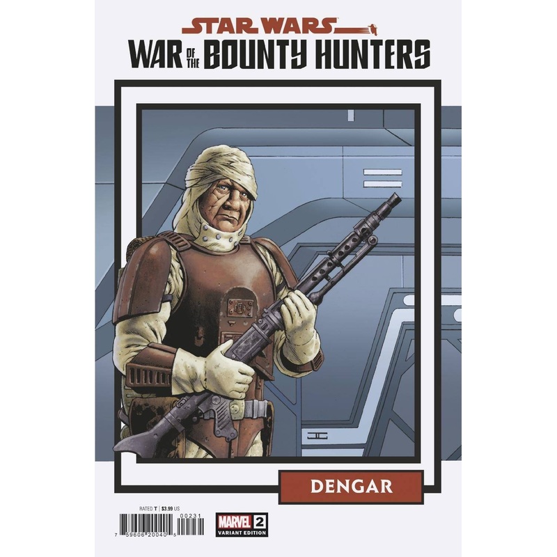 STAR WARS WAR BOUNTY HUNTERS #2 (OF 5) TRADING CARD VAR 1:25 INCV