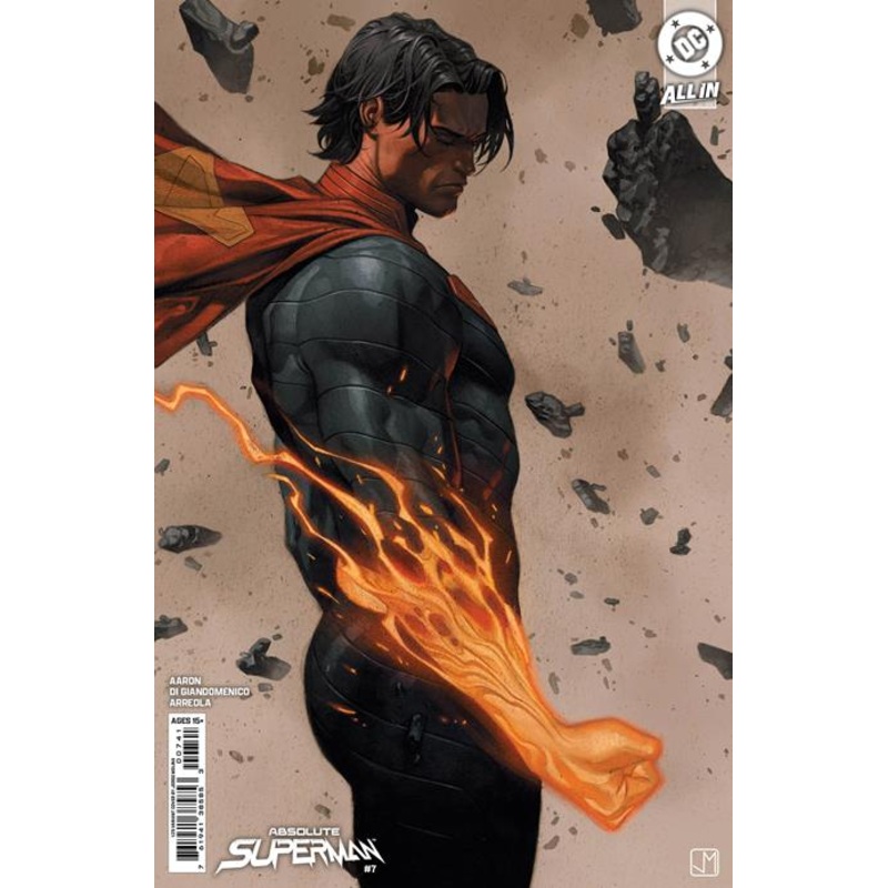 ABSOLUTE SUPERMAN #7 CVR D INC 1:25 JORGE MOLINA CARD STOCK VAR