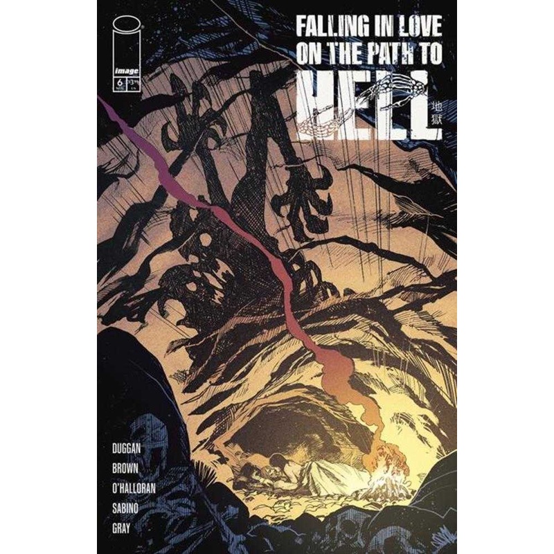 Falling In Love On Path To Hell #6 Cover A Brown (Mature)