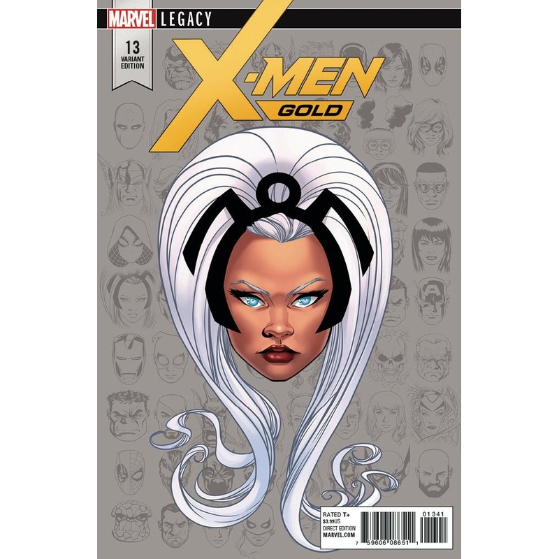 X-MEN GOLD #13 1:10 MCKONE LEGACY HEADSHOT INCV LEG