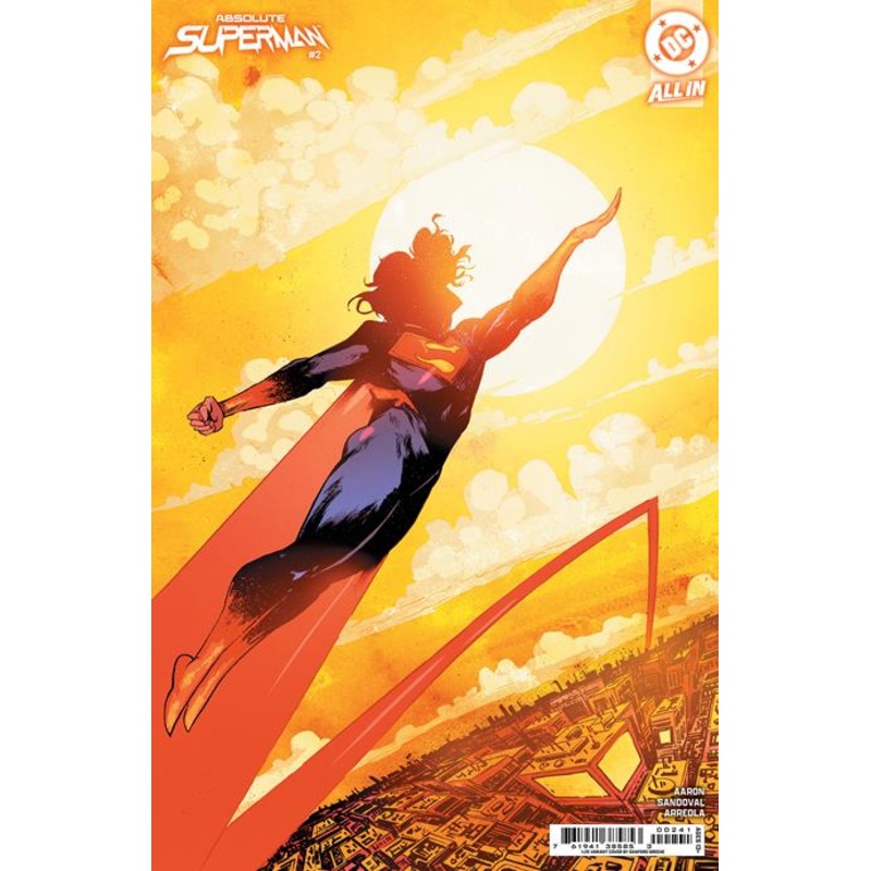 ABSOLUTE SUPERMAN #2 CVR D INC 1:25 SANFORD GREENE CARD STOCK VAR