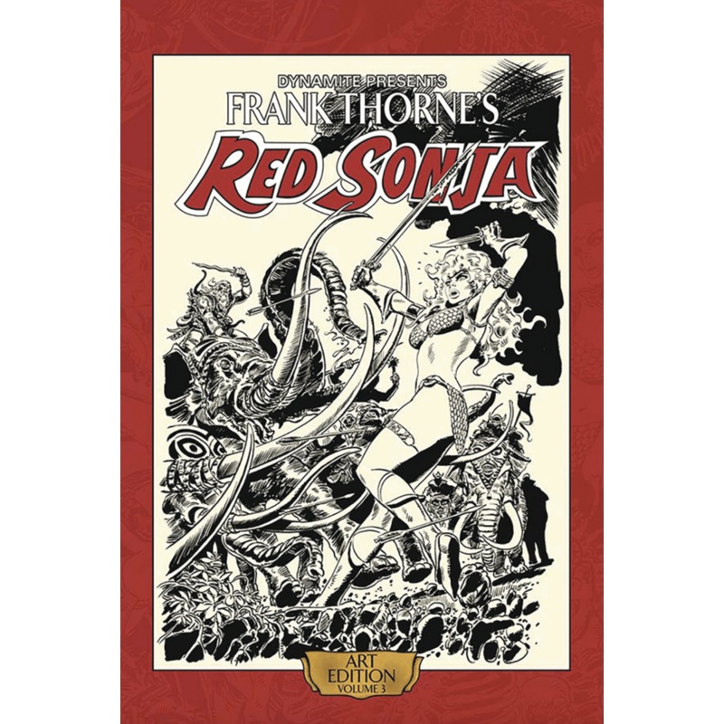 Frank Thorne's Red Sonja Art Edition HC Vol 03 Signed by Frank Thorne (Limited 250)