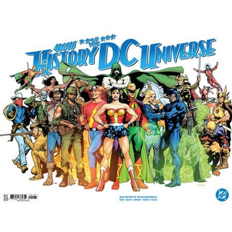 New History Of The DC Universe #1 (Of 4) Cover E Ryan Sook Wraparound Foil Variant