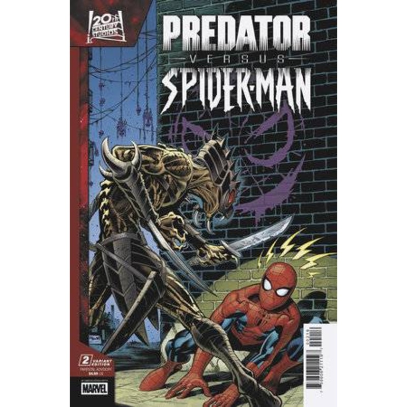 PREDATOR VS SPIDER-MAN #2 (OF 4) INCV 1:25 ED MCGUINNESS