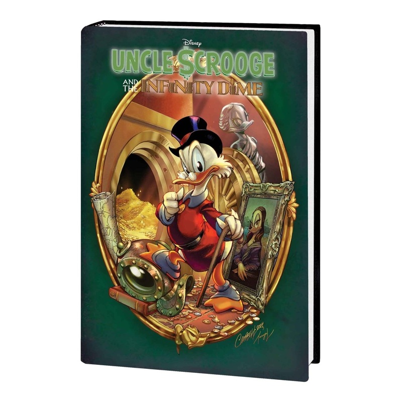 Uncle Scrooge And The Infinity Dime Gallery Edition J. Scott Campbell Cover HC [DM Only]