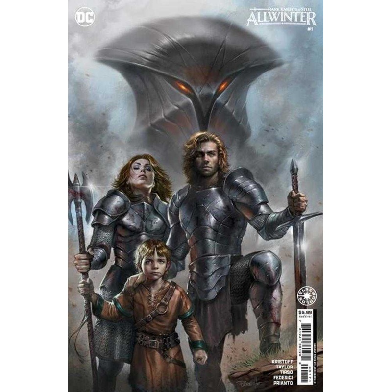 Dark Knights Of Steel Allwinter #1 (Of 6) Cover G Lucio Parrillo Card Stock Variant