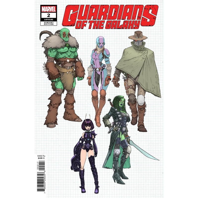 GUARDIANS OF THE GALAXY #2 INCV 1:10 WALKER DESIGN VAR
