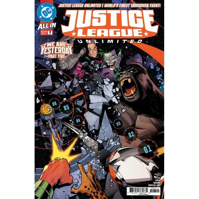 Justice League Unlimited #7 Cover A Dan Mora Connecting (We Are Yesterday)
