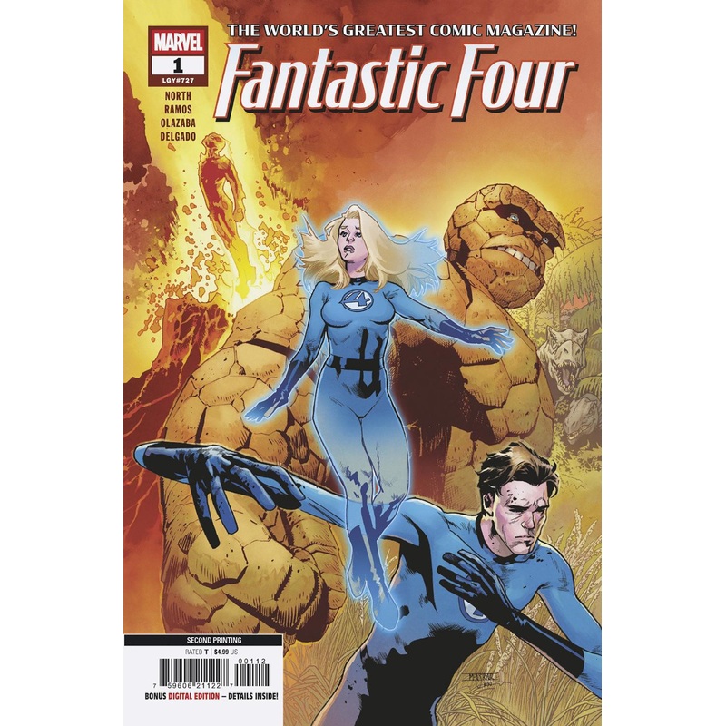 Fantastic Four #1 Mahmud Asrar 2nd Print Variant