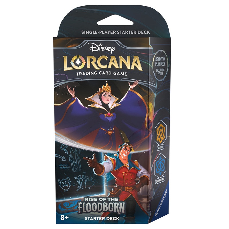 Lorcana TCG: Rise of the Floodborn - Starter Deck - Amber & Saphhire