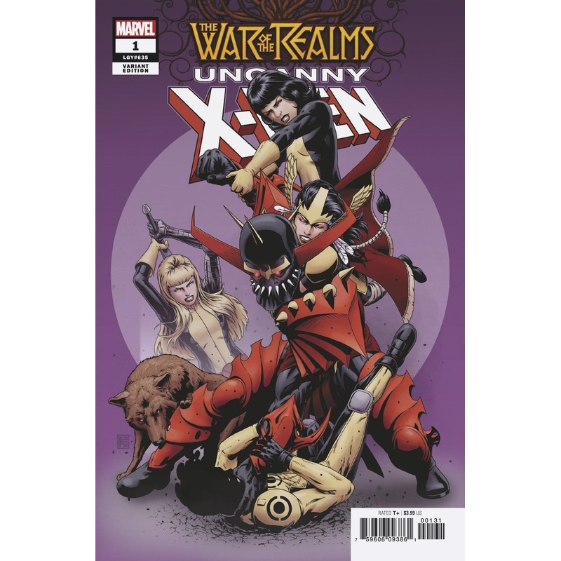 WAR OF REALMS UNCANNY X-MEN #1 (OF 3) 1:50 CHRISTOPHER INCV WR