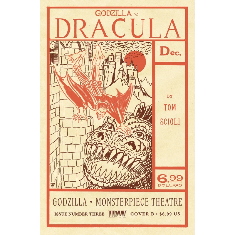 GODZILLA MONSTERPIECE THEATRE #3 CVR B SCIOLI