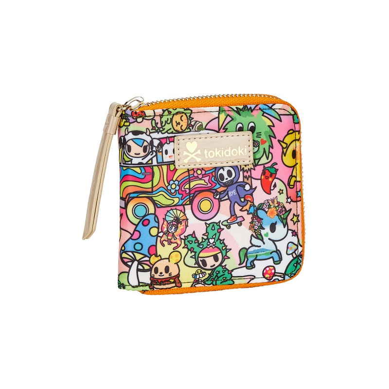 Stay Groovy Zip Card Wallet