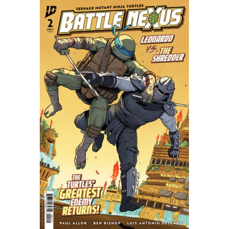 TEENAGE MUTANT NINJA TURTLES: BATTLE NEXUS #2 COVER A (BISHOP) (19 Nov Release)
