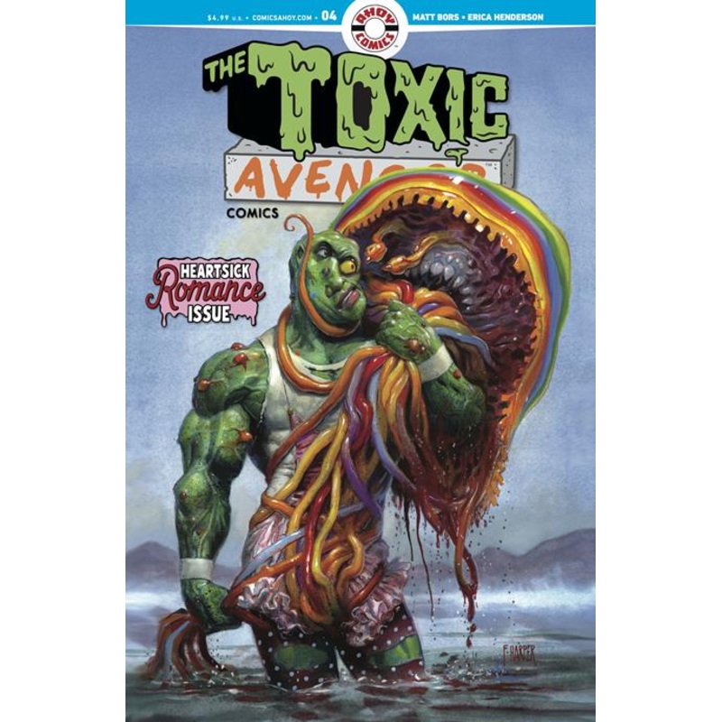 TOXIC AVENGER COMICS #4 CVR A FRED HARPER (MR) (22 Oct Release) This only, one comic book.