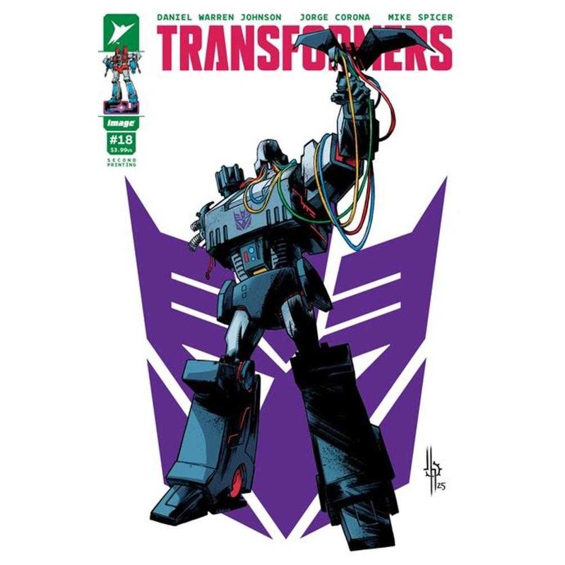 Transformers #18 2nd Print Cover A Jason Howard Decepticon Cover