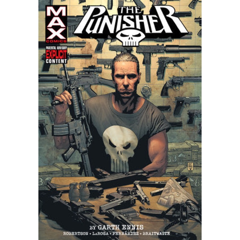 PUNISHER MAX BY GARTH ENNIS OMNIBUS VOL. 1 BRADSTREET COVER