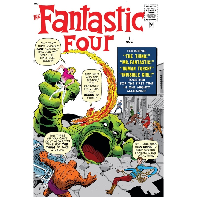 The Fantastic Four Omnibus Vol. 1 Jack Kirby Cover HC [New Printing 3, DM Only] *OOP* *LAST COPY*