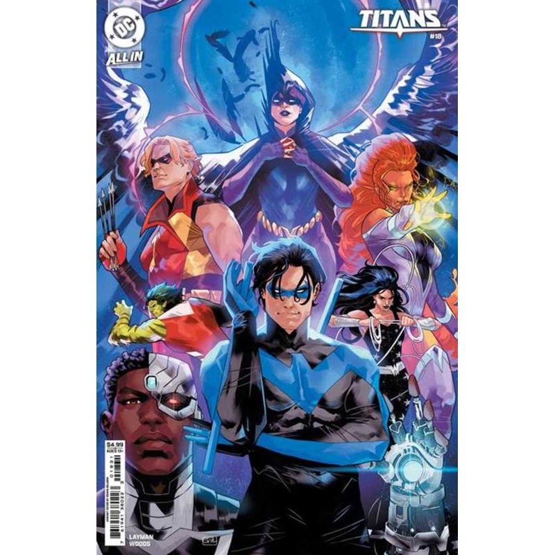 Titans #18 Cover B Edwin Galmon Card Stock Variant