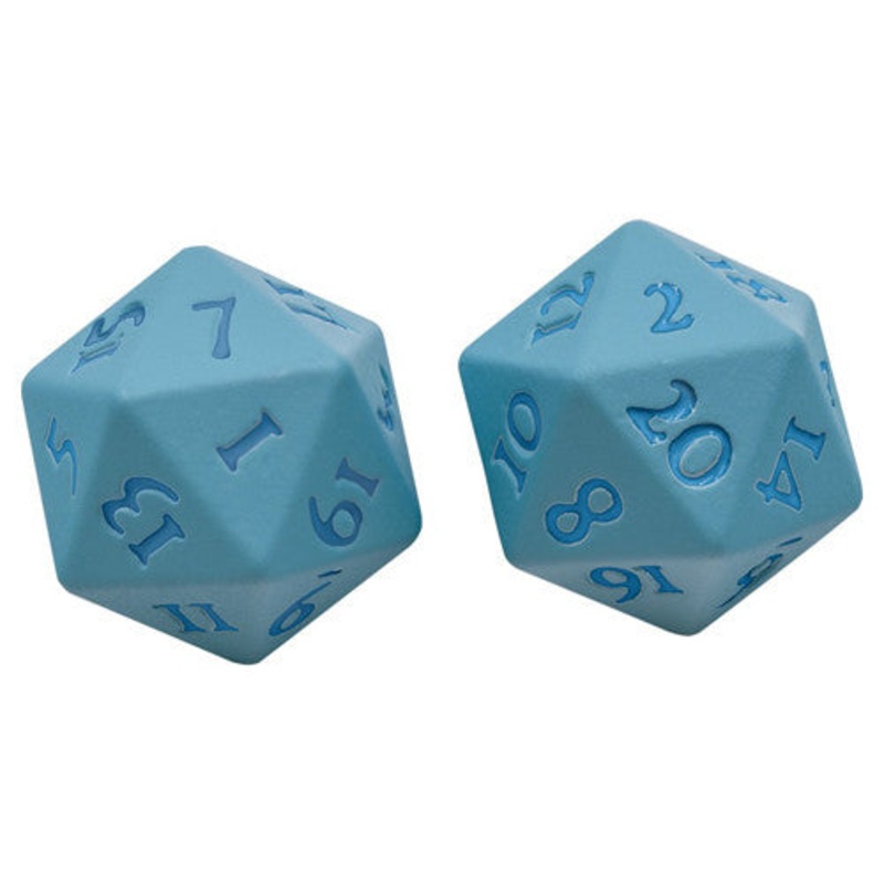 Heavy Metal d20 Set: Vivid Light Blue (2)