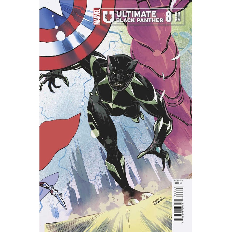 Ultimate Black Panther #8 Wes Craig Connecting Variant