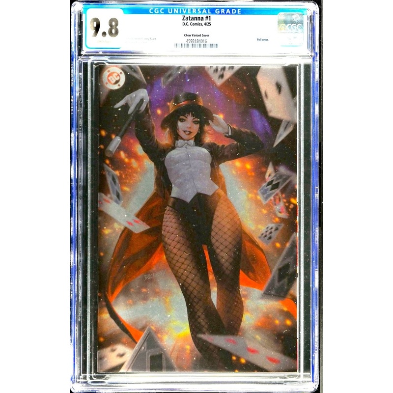Zatanna #1 Chew Variant Foil Cover CGC 9.8