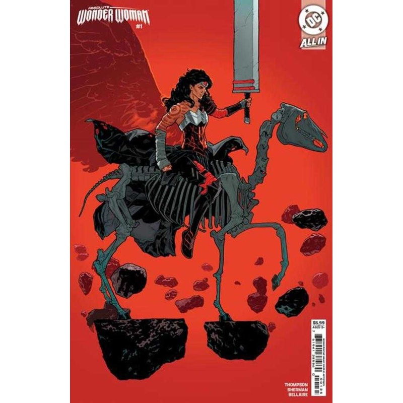 Absolute Wonder Woman #1 2nd Print Cover B Jeff Spokes Card Stock Variant